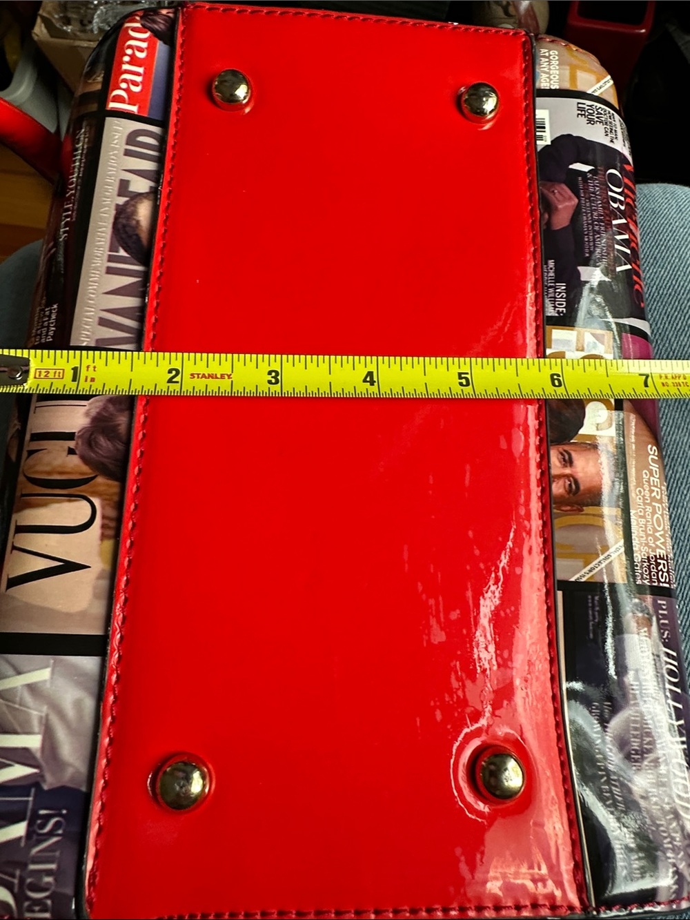 Michelle Obama Magazine Cover Handbag- Everyday Statement Bag - Picture 11 of 15